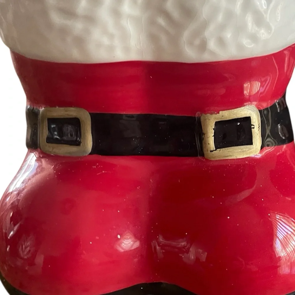 Santa’s Red Boots with black/gold buckles Planter Flower Pot By Pro Plants